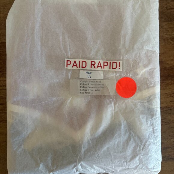 Libidex Women's Latex - Cowgirl Button Shirt - Picture 3 of 3